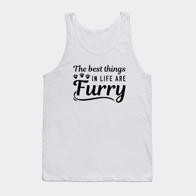 Best Things Furry Tank Top by LuckyFoxDesigns